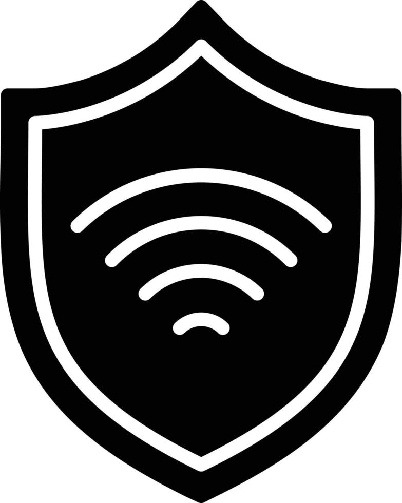 Vpn Glyph Icon vector