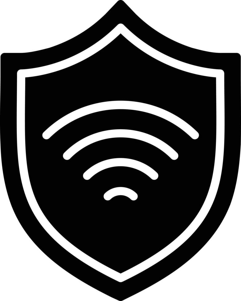 Vpn Glyph Icon vector