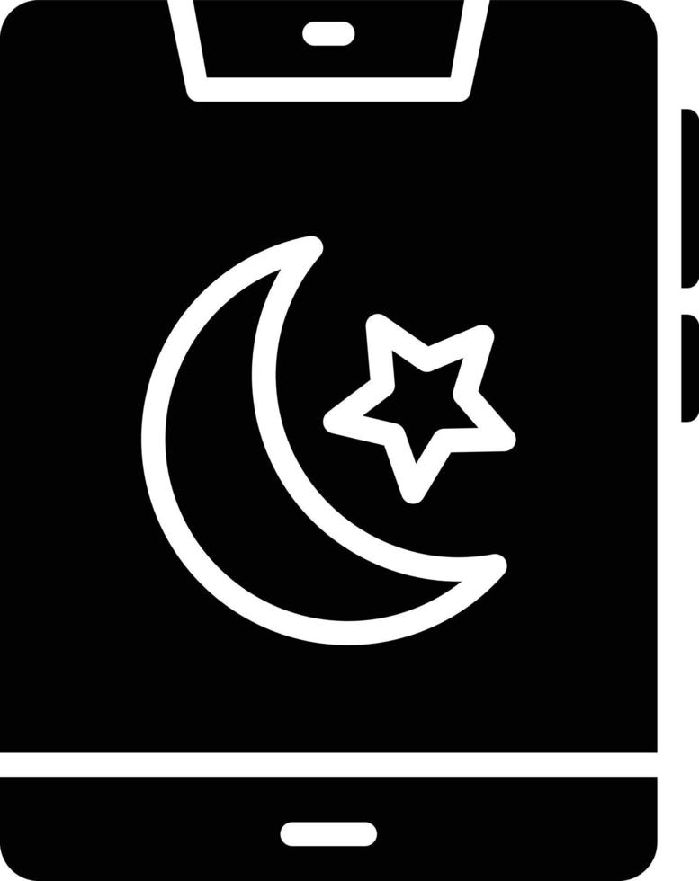 Smart Phone Glyph Icon vector