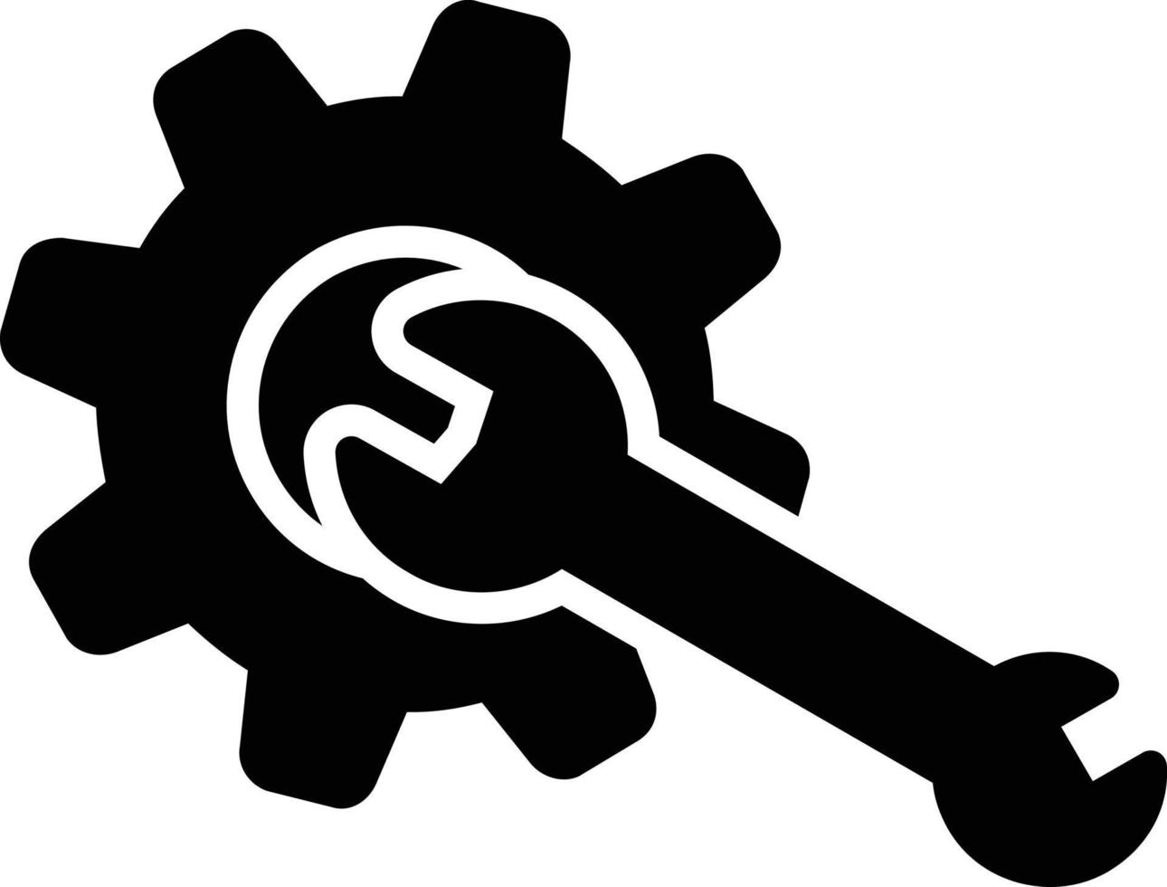 Maintenance Glyph Icon vector