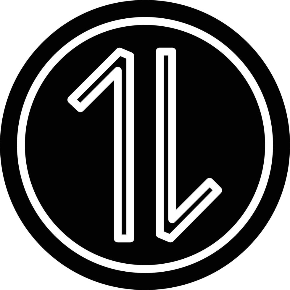Up Down Arrow Glyph Icon vector
