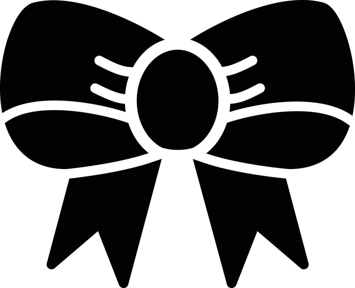 Ribbon Glyph Icon vector