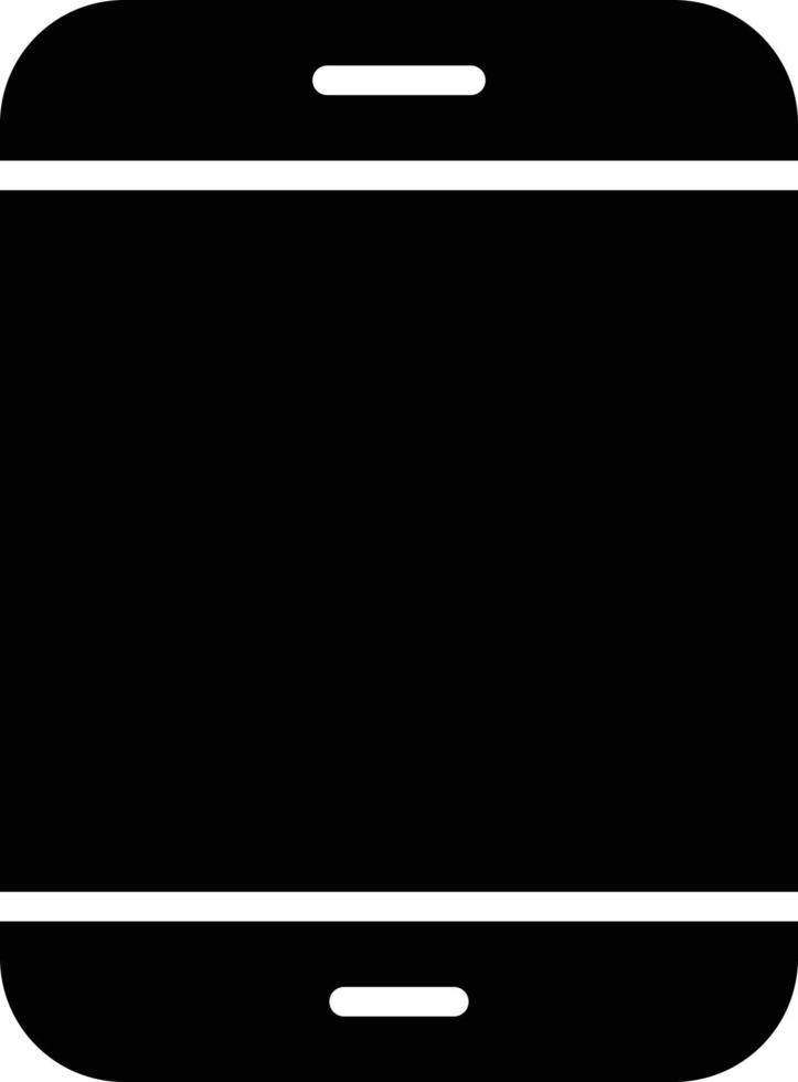 Mobile Glyph Icon vector