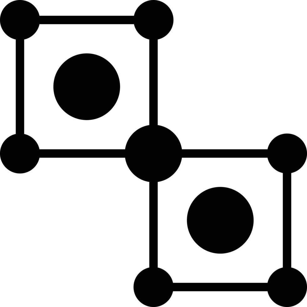 Bounding Box Glyph Icon vector