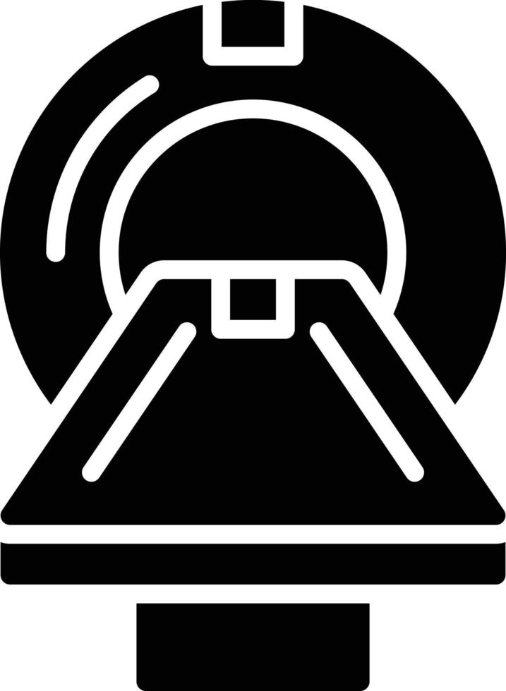 MRI Glyph Icon vector
