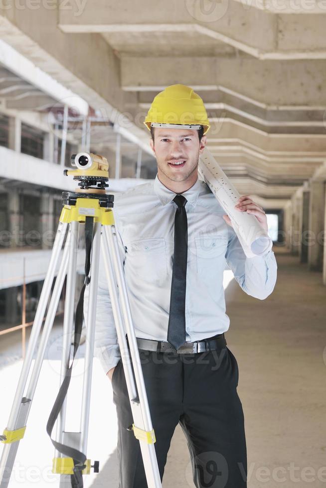 architect on construction site photo