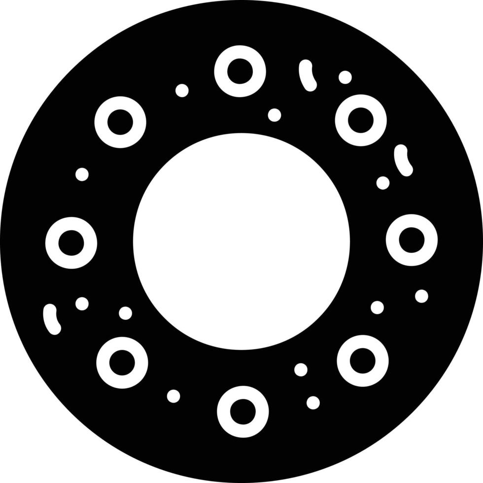 Kaak Glyph Icon vector