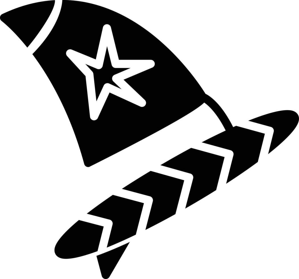 Windsurf Glyph Icon vector