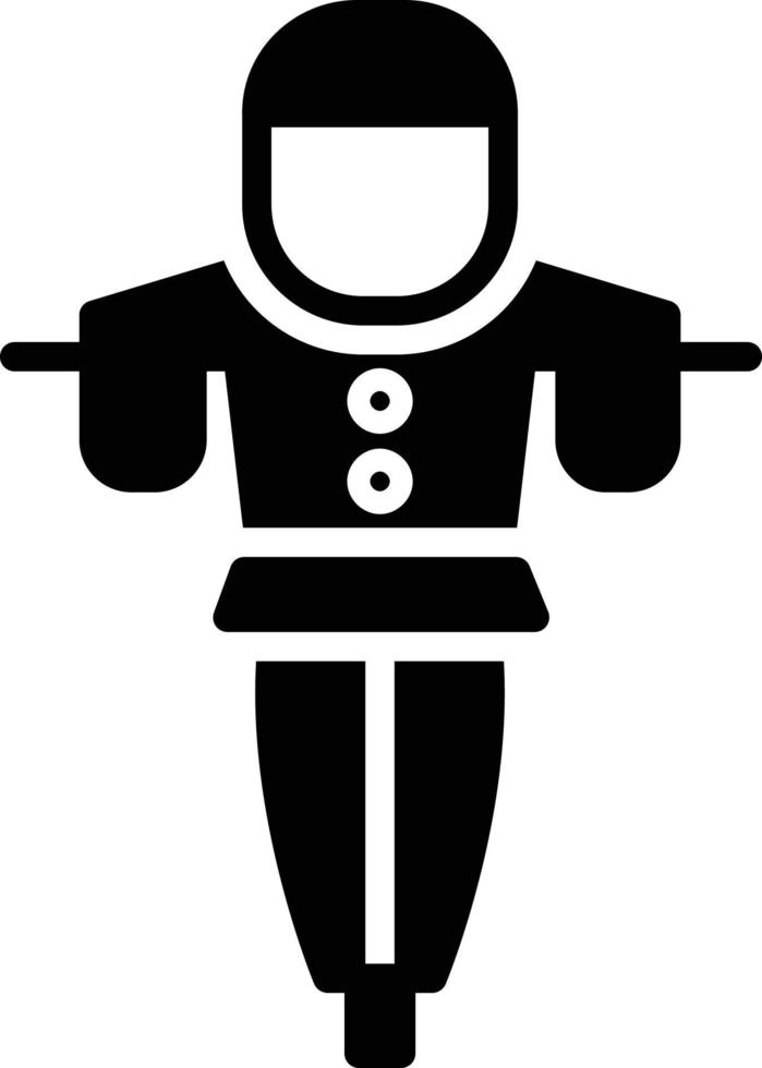 Scarecrow Glyph Icon vector