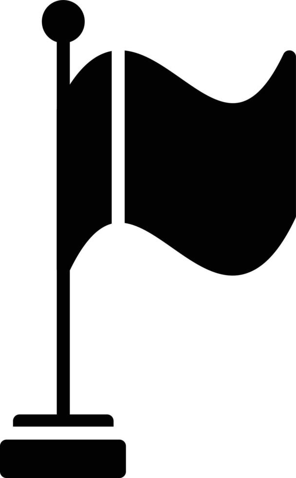 Flag Glyph Icon vector