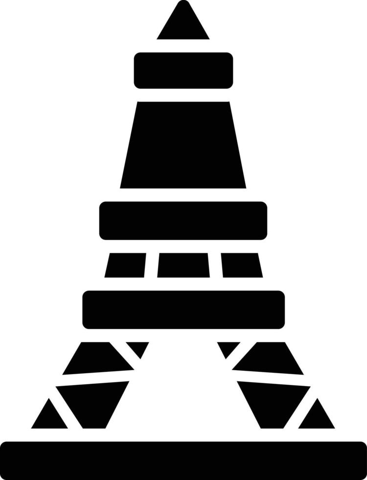 Monument Glyph Icon vector