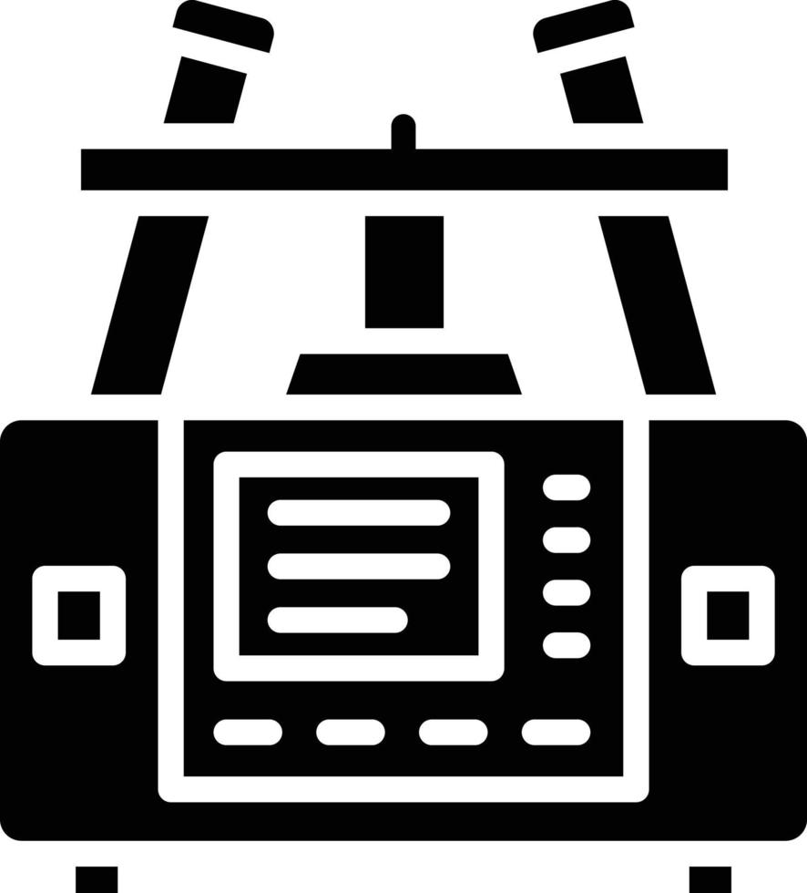 Centriguge Glyph Icon vector