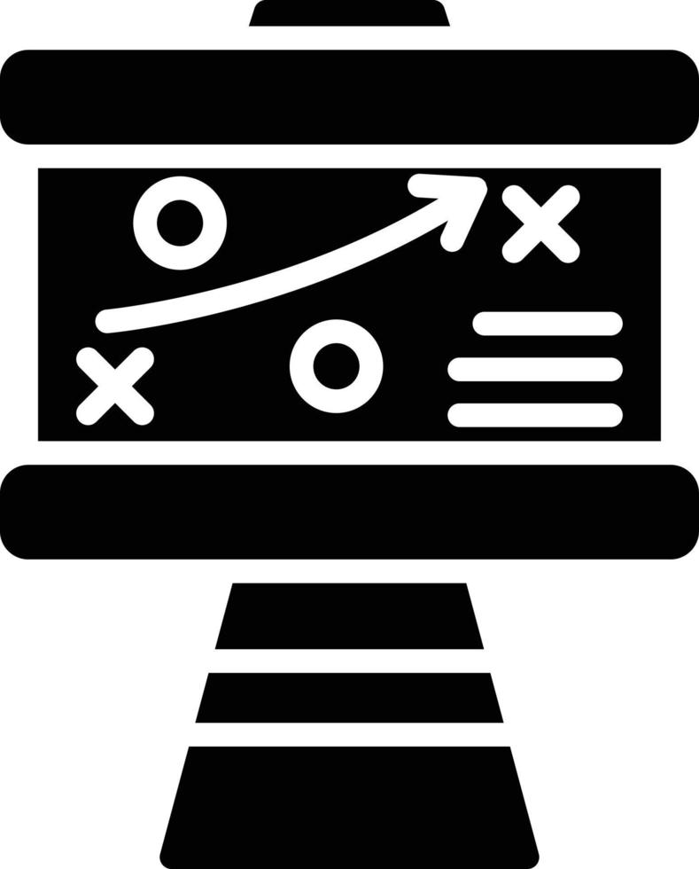 Strategy Glyph Icon vector