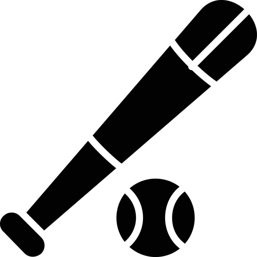 Baseball Glyph Icon vector
