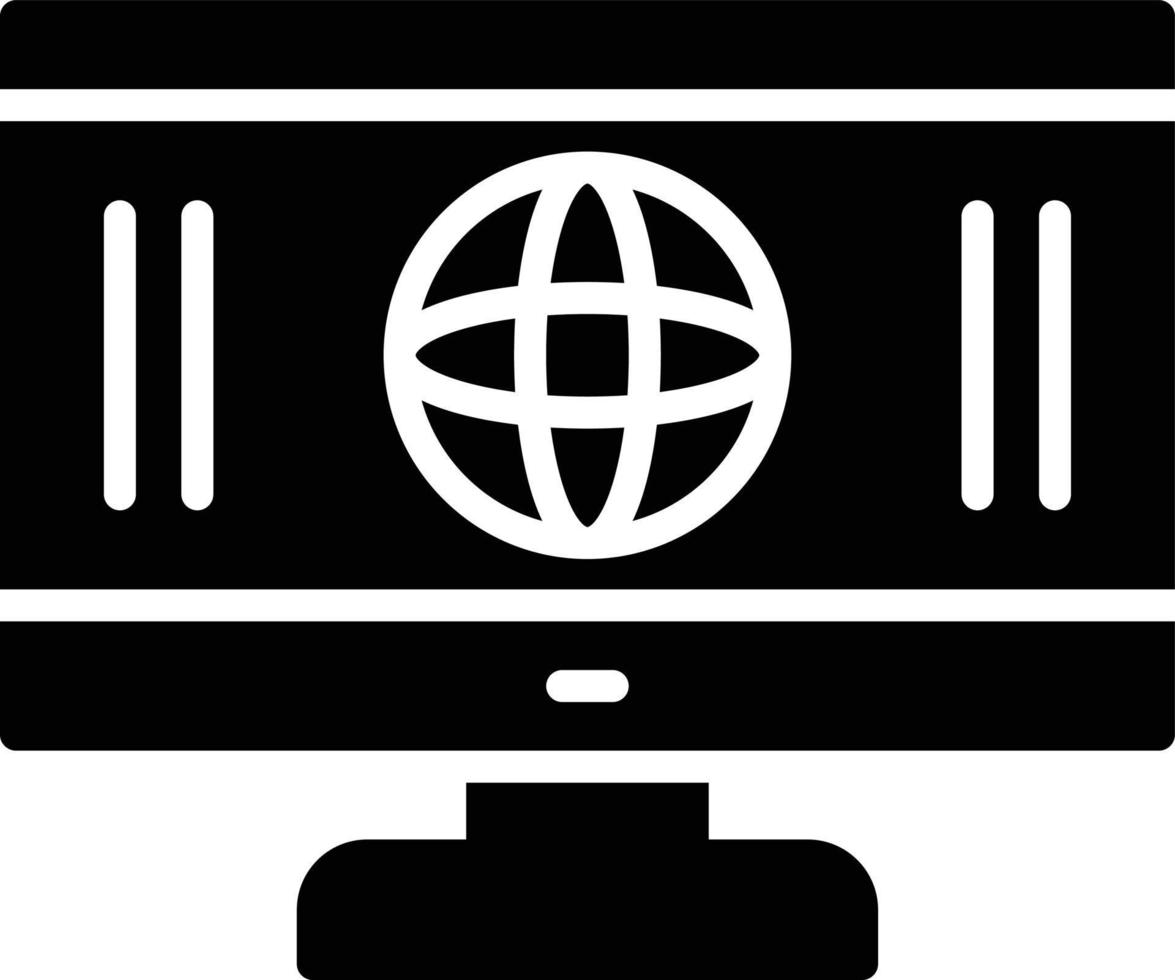 Browsing Glyph Icon vector