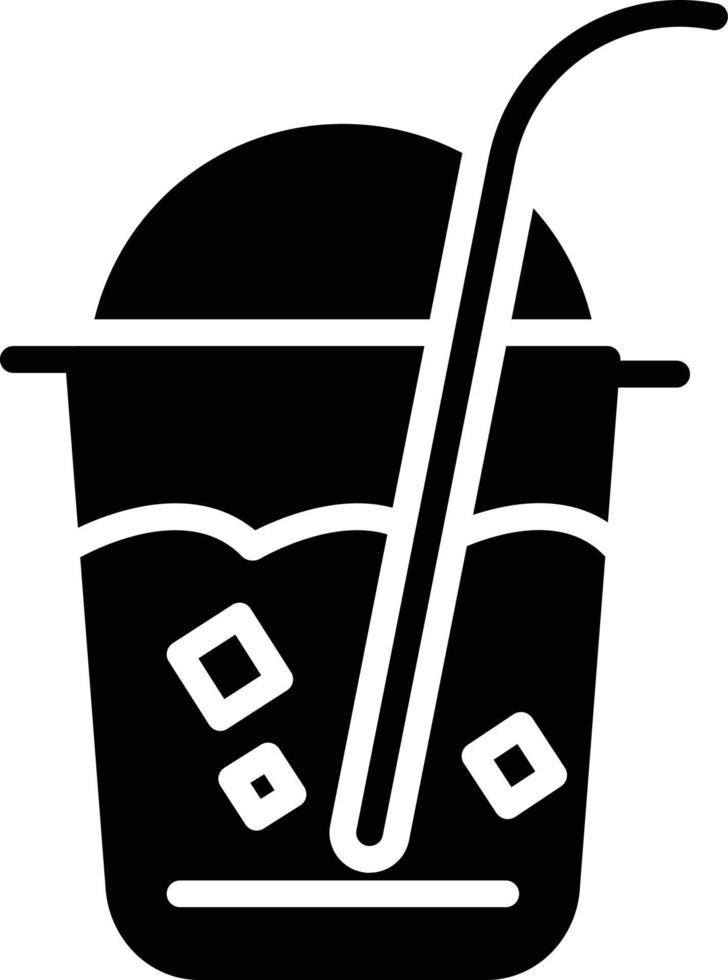 Juice Glyph Icon vector