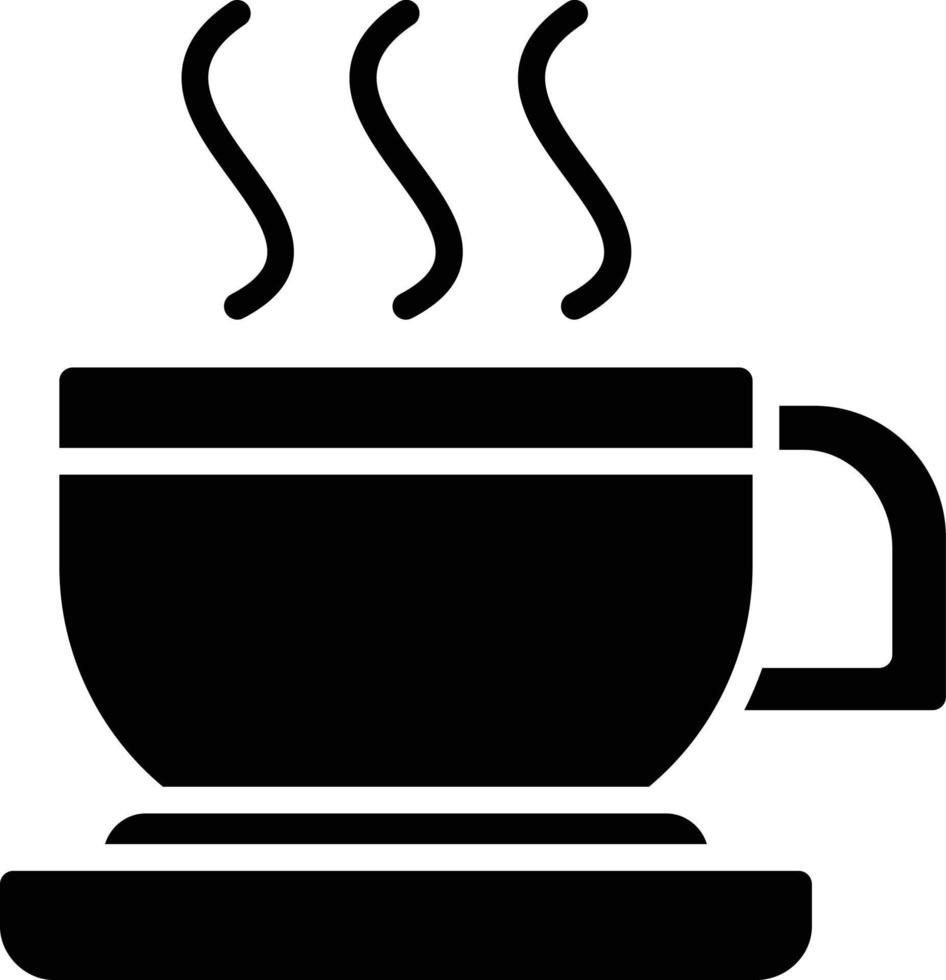Coffee Glyph Icon vector