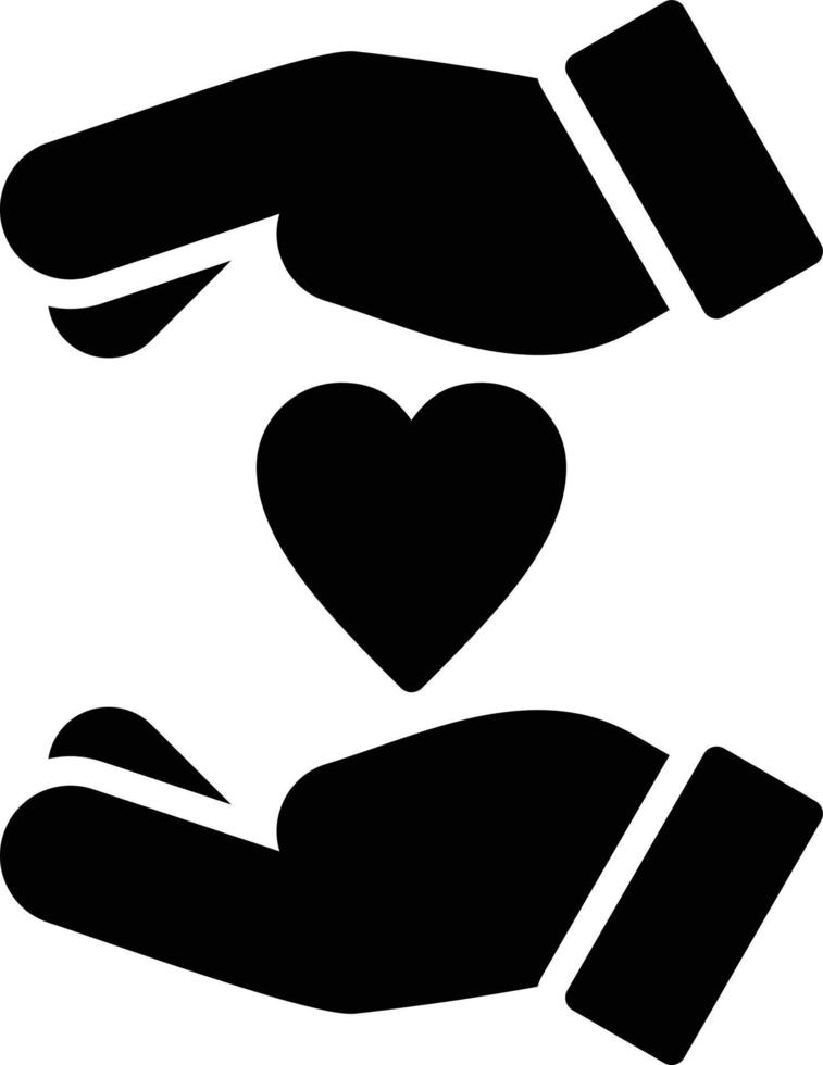Donation Glyph Icon vector