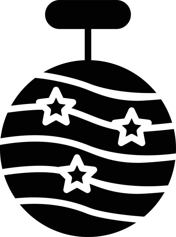 Disco Ball Glyph Icon vector