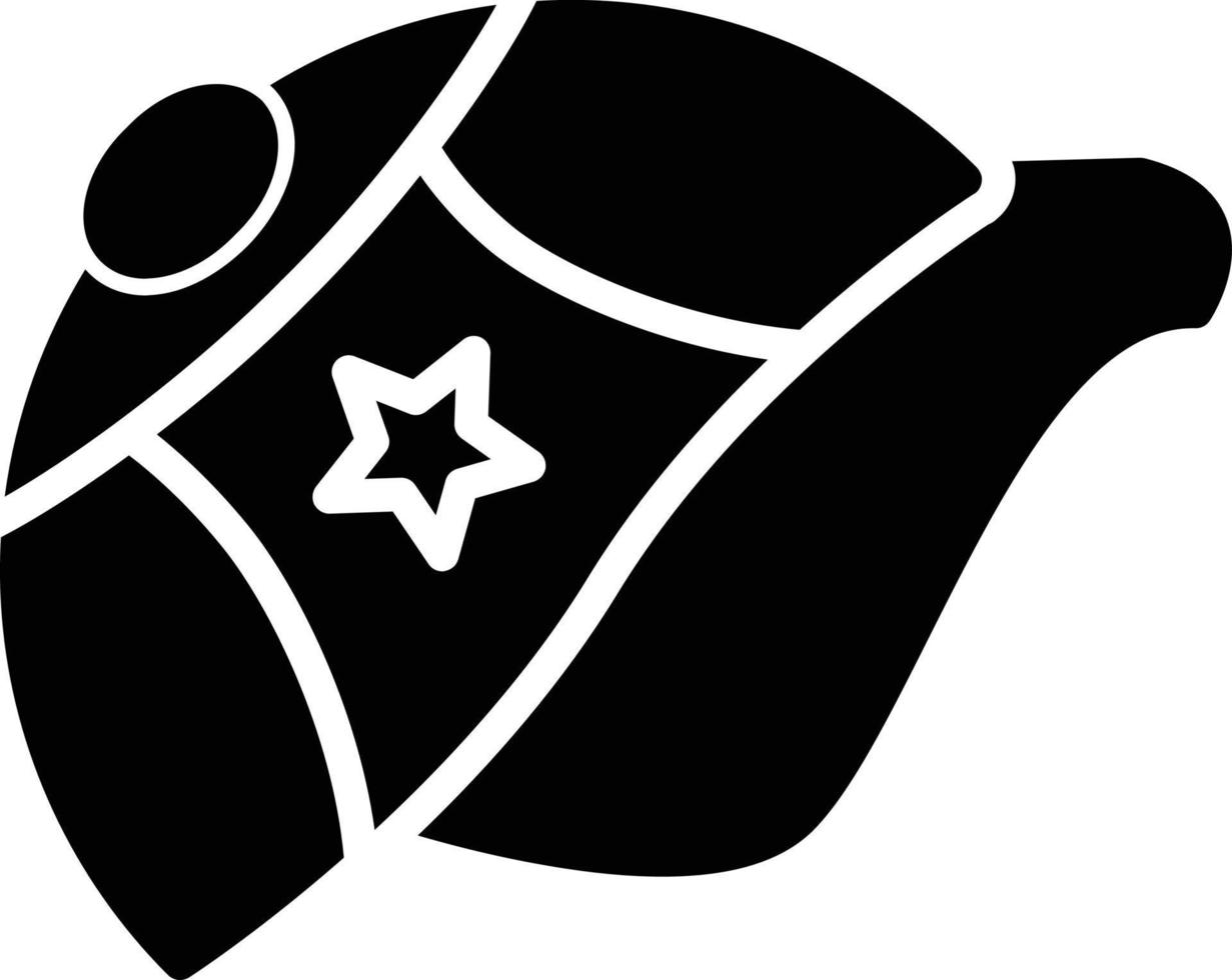 Cap Glyph Icon vector