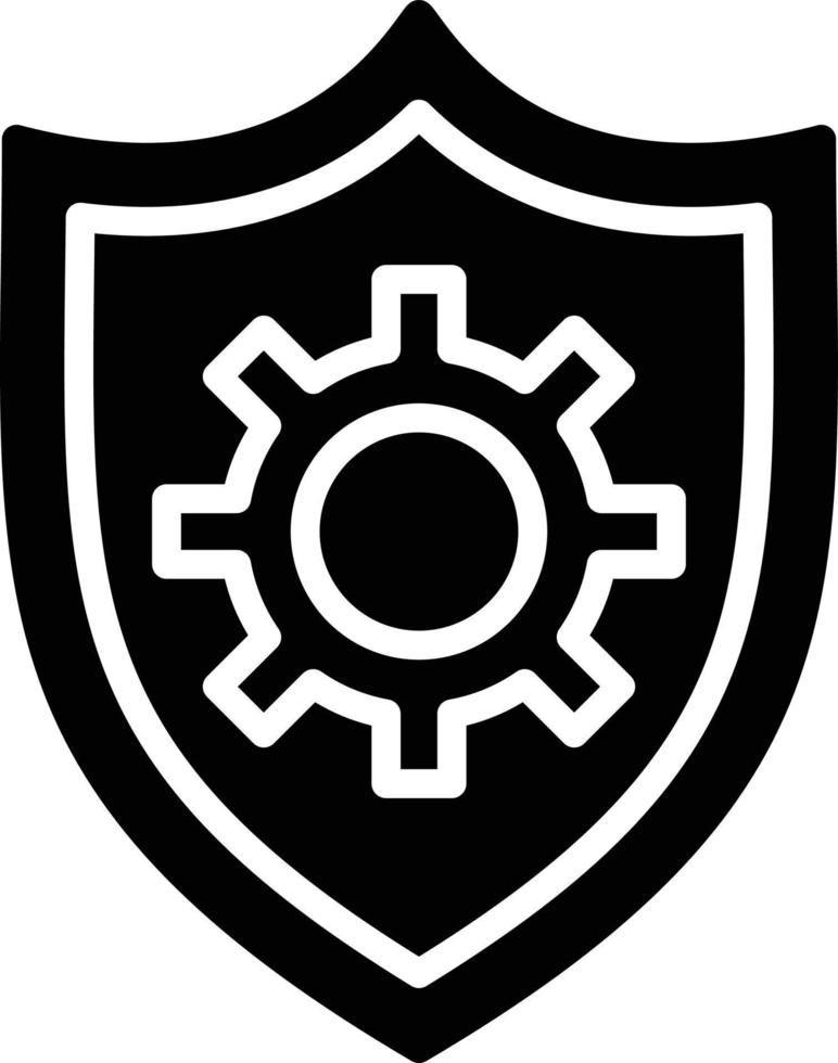 Shield  Glyph Icon vector