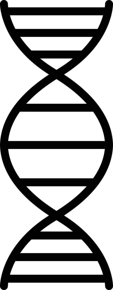 Dna Glyph Icon vector