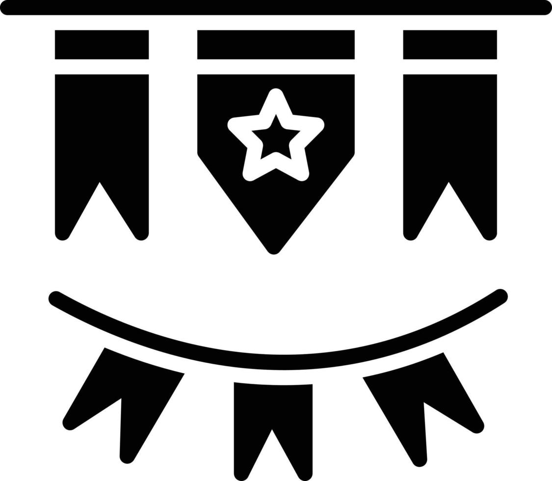 Garlands Glyph Icon vector