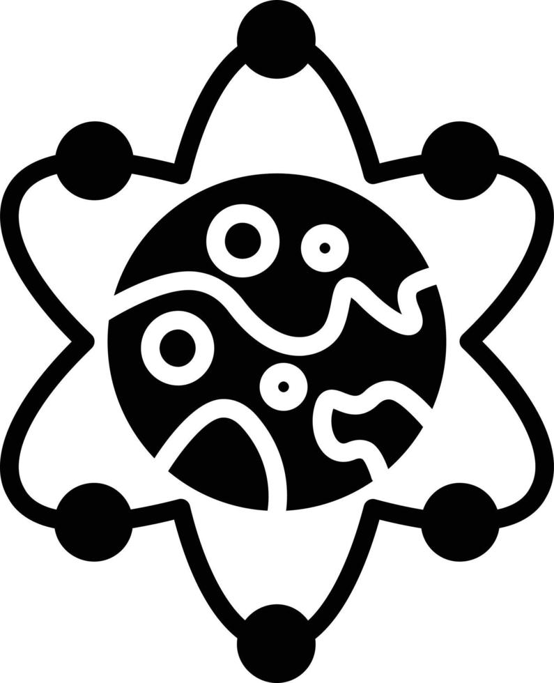 Universe Glyph Icon vector