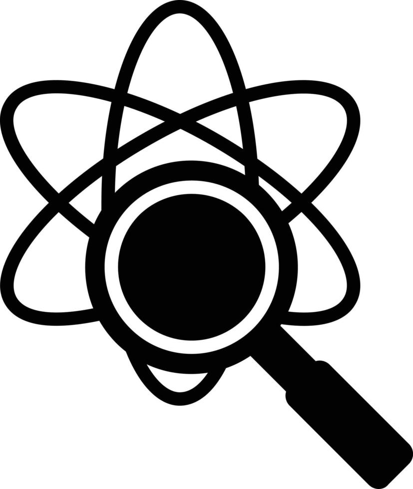 Science Glyph Icon vector