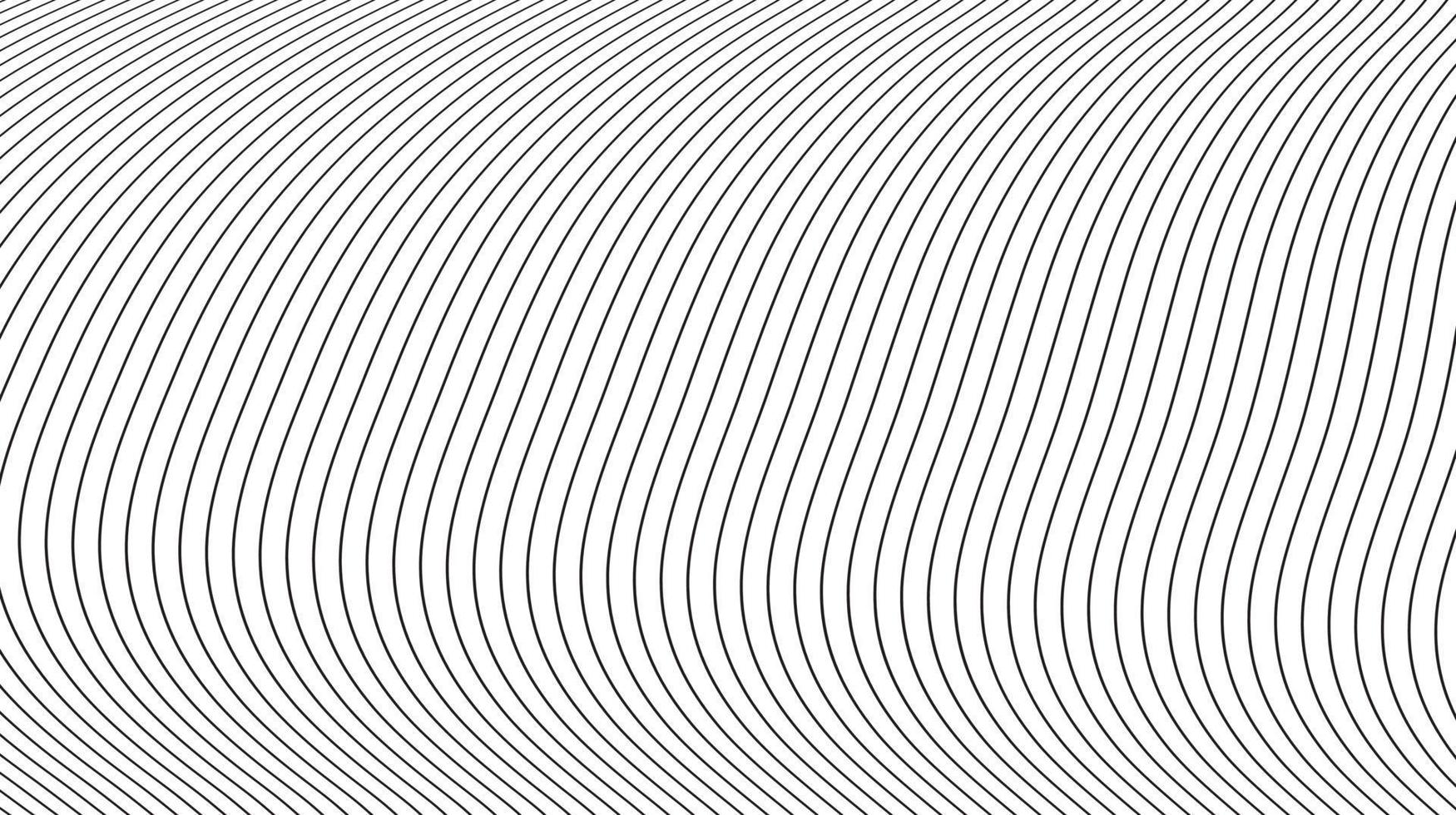 fondo negro abstracto con líneas de contorno blancas. concepto de tecnología de futuro digital vector