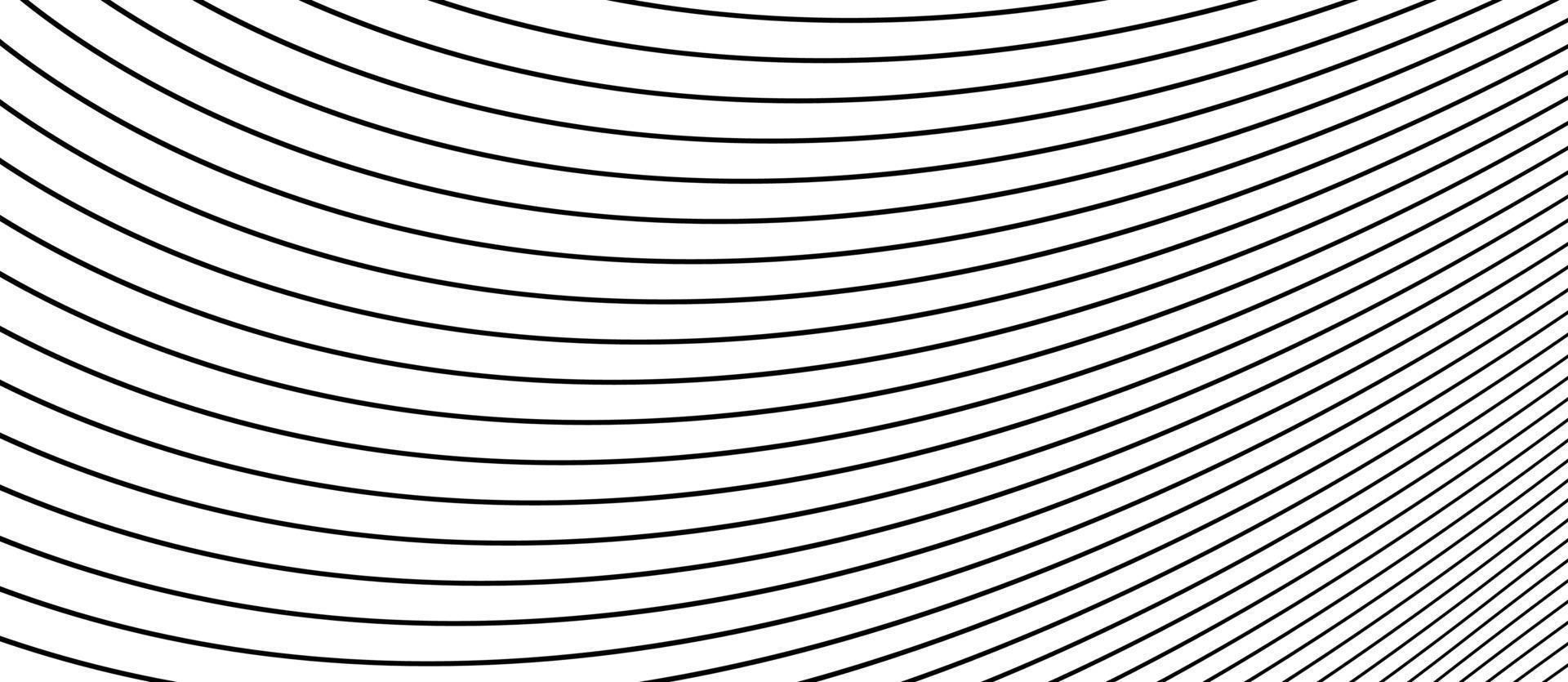 Abstract wavy background. Thin line on white. vector
