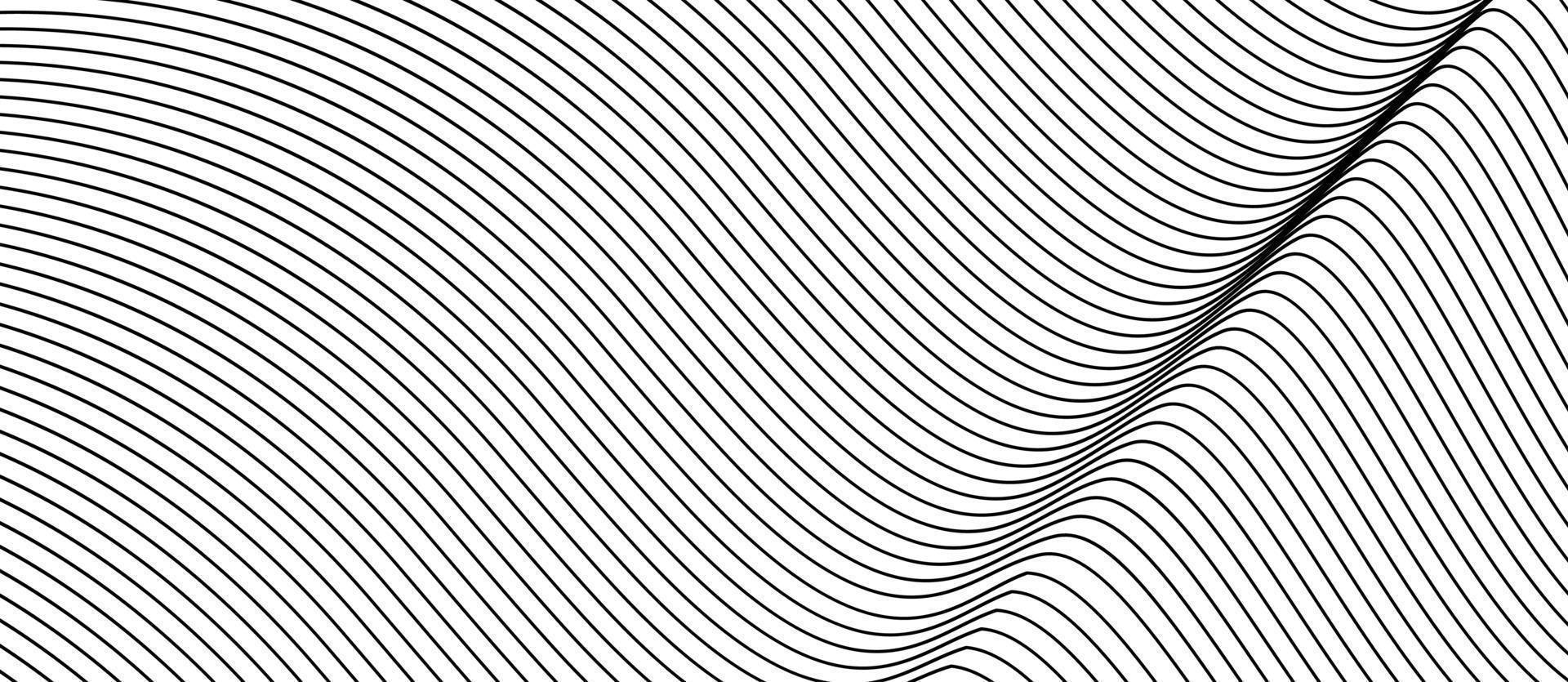 Diagonal stripe seamless pattern. Geometric classic black and white thin line background. vector