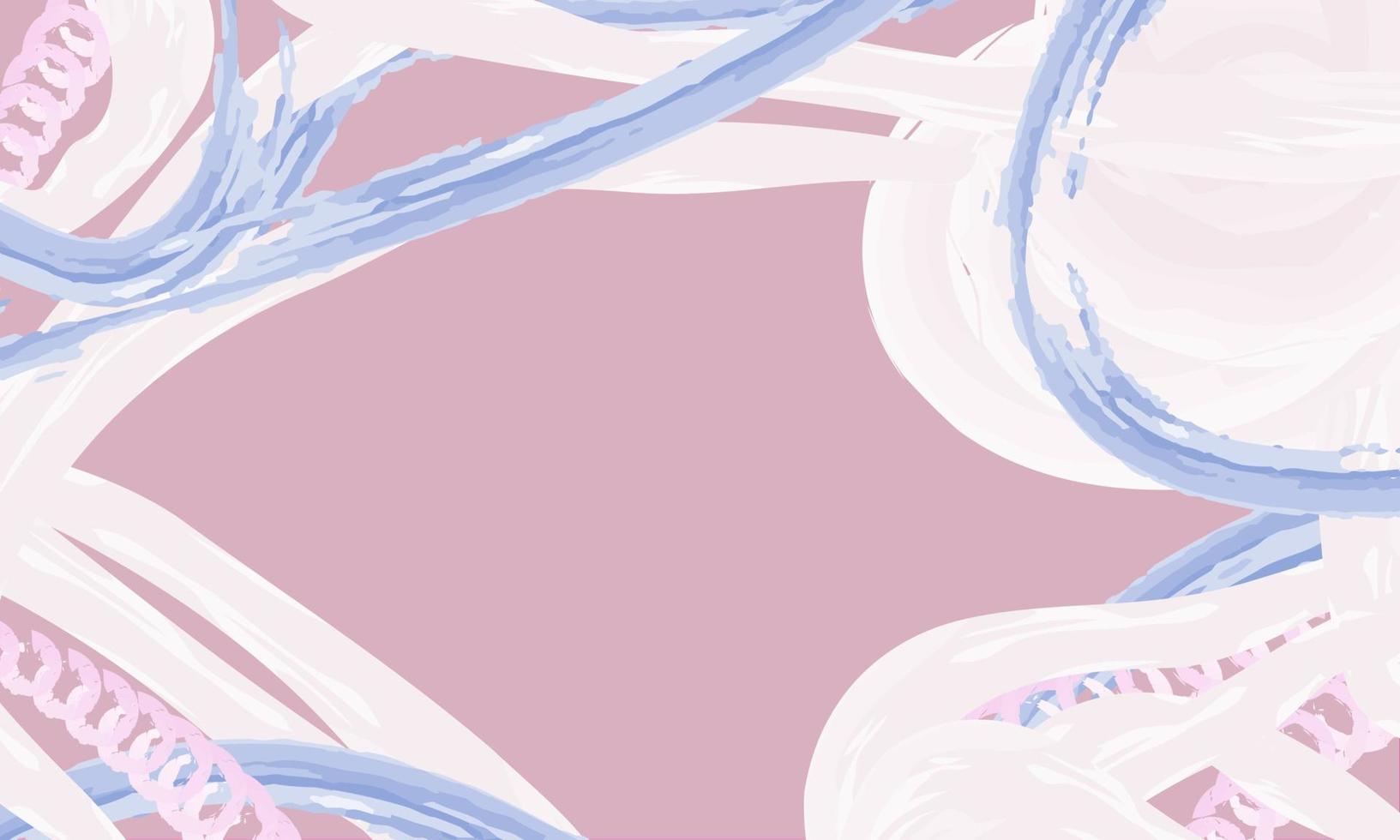 Background of gentle creamy pink color abstract design with watercolor vector texture