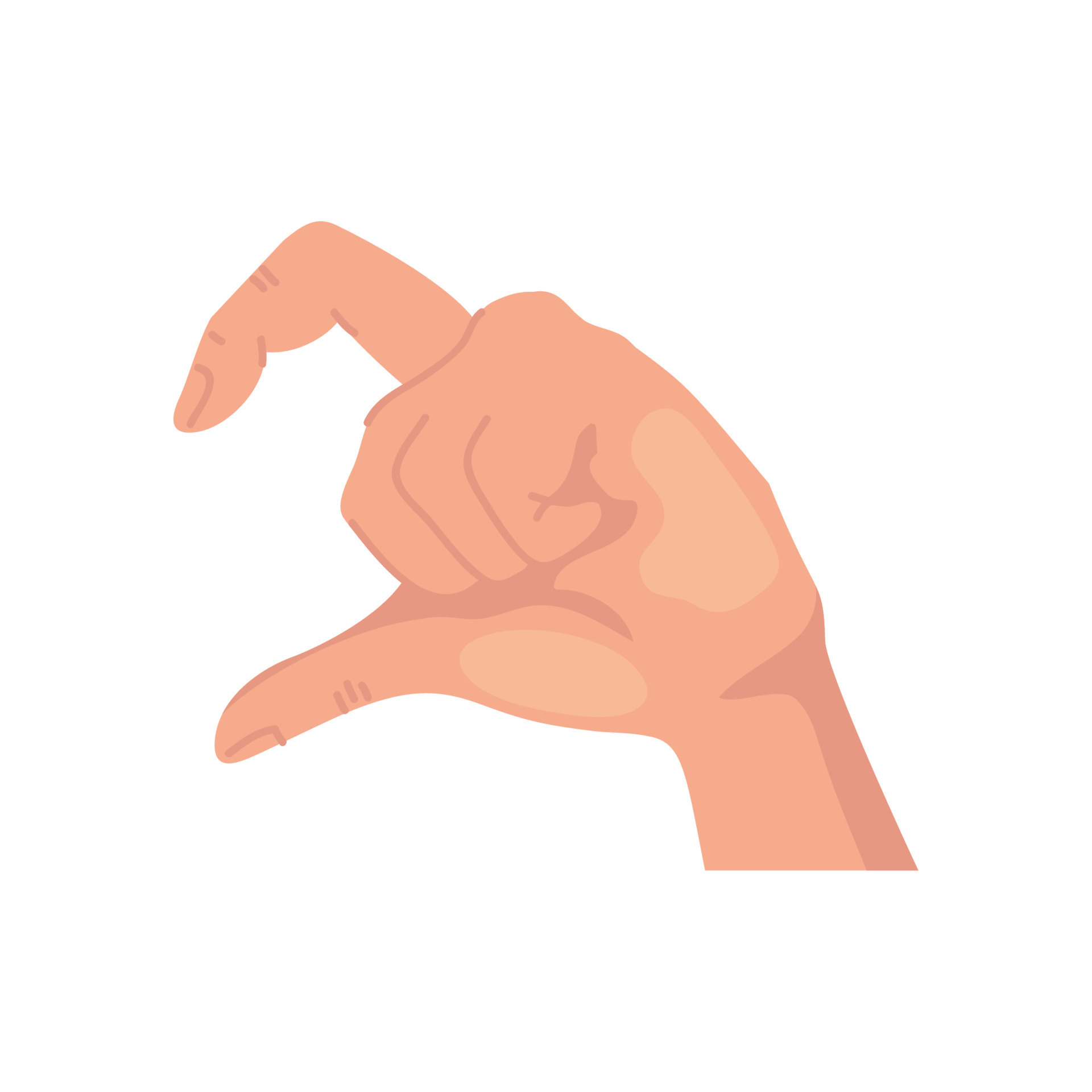 hand forming half heart 11263205 Vector Art at Vecteezy