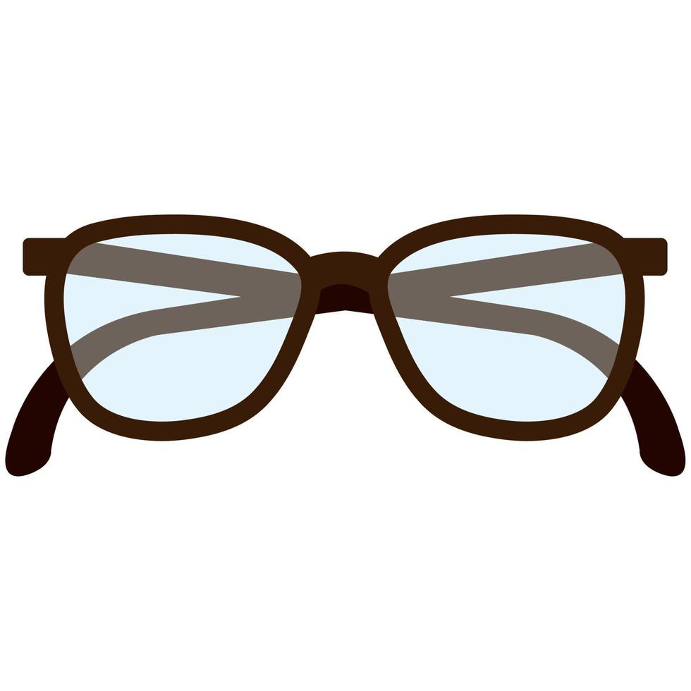 elegant eyeglasses optical accessory vector