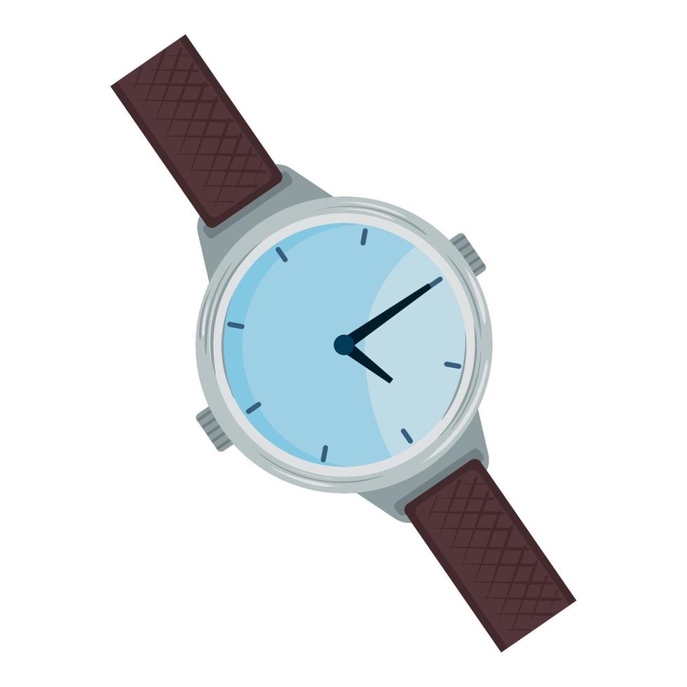 reloj de pulsera accesorio elegante vector