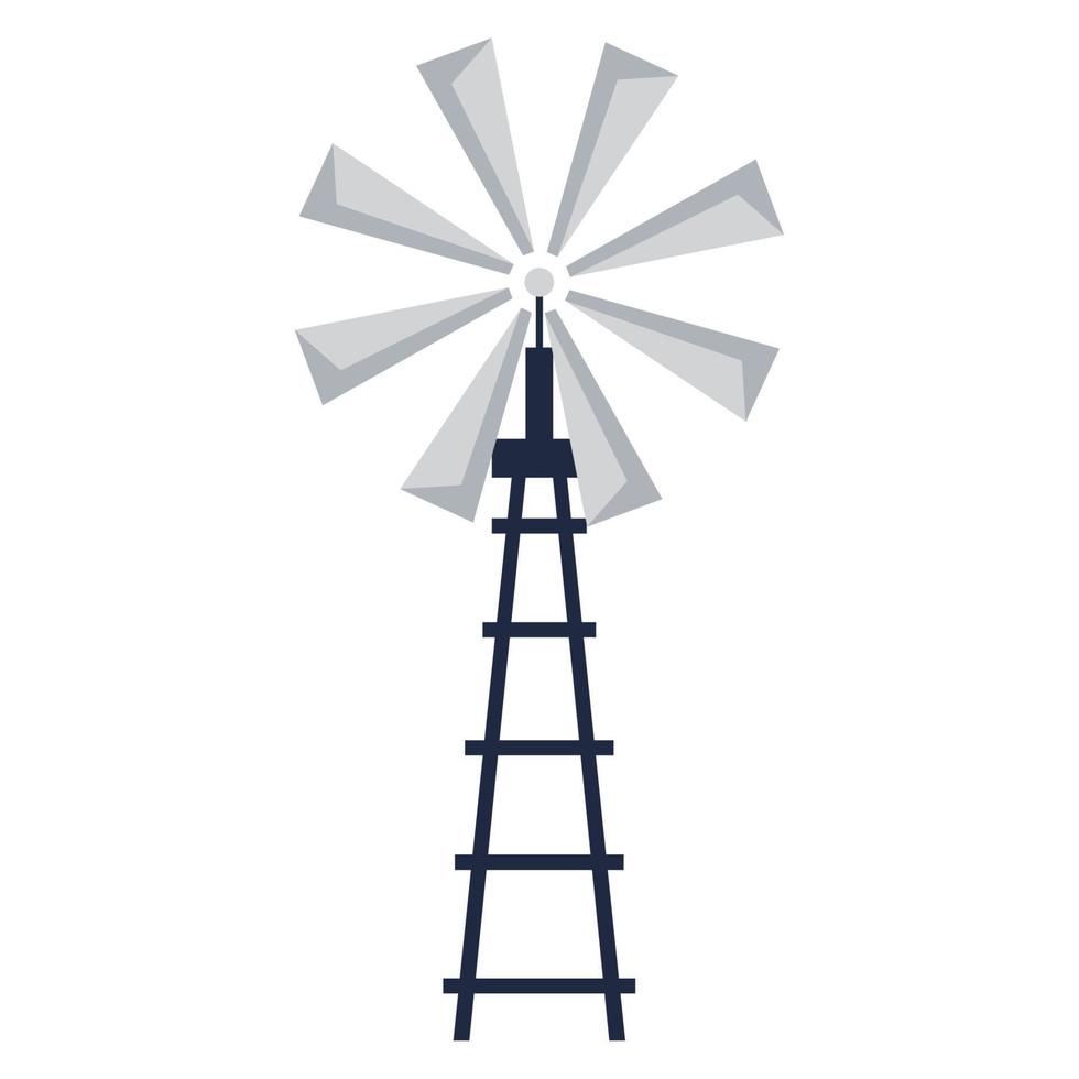 windmill tower farm energy vector