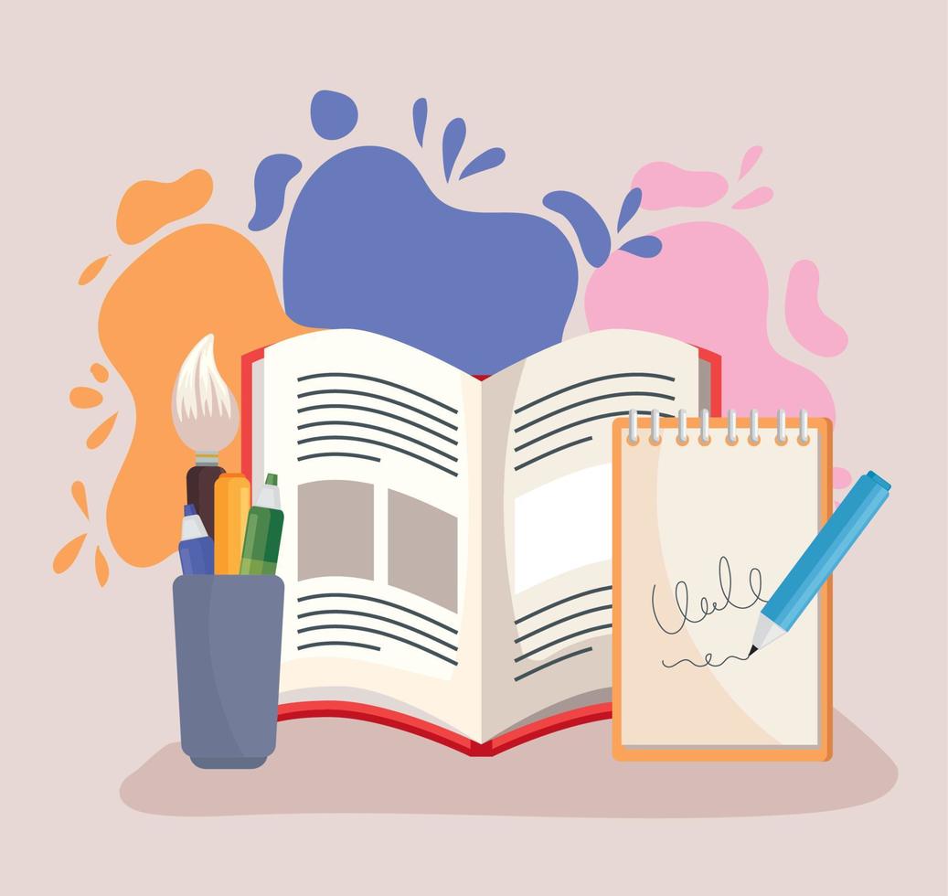 art class school vector