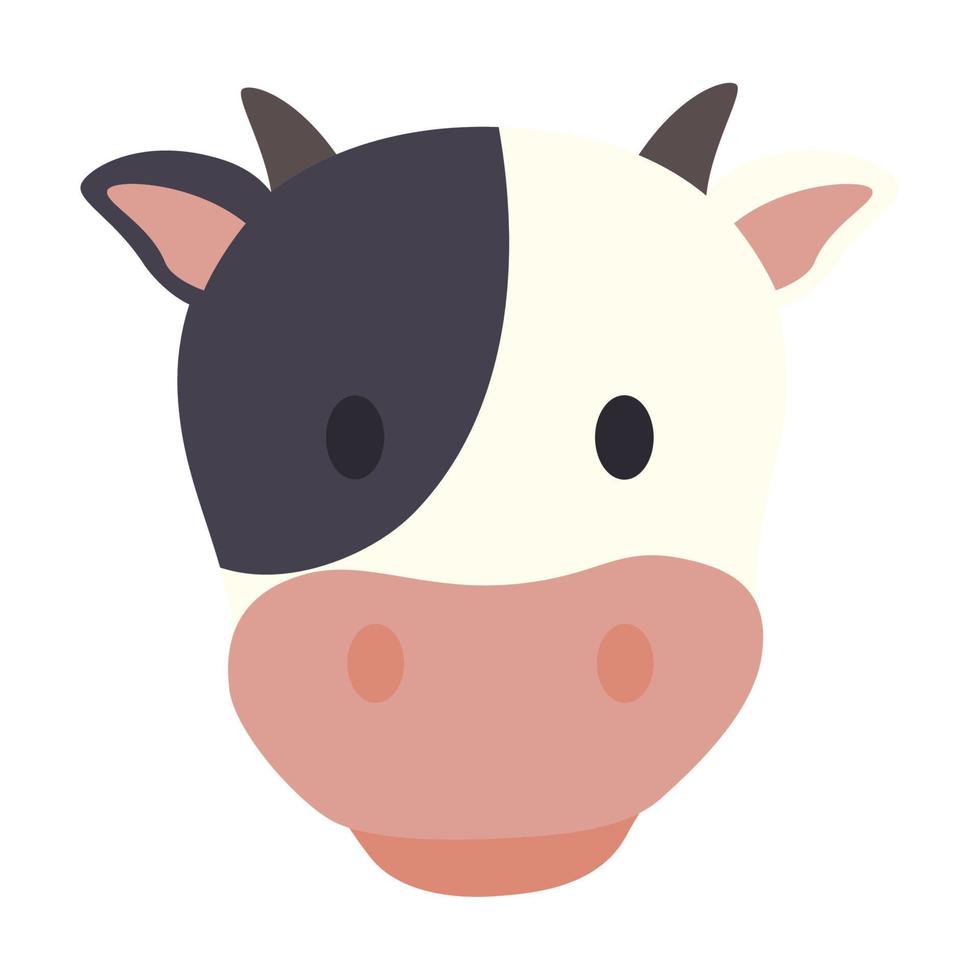 cow head animal vector