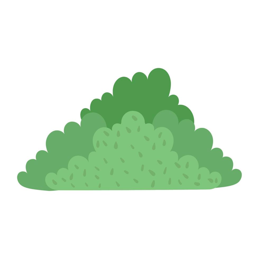 green garden bush vector