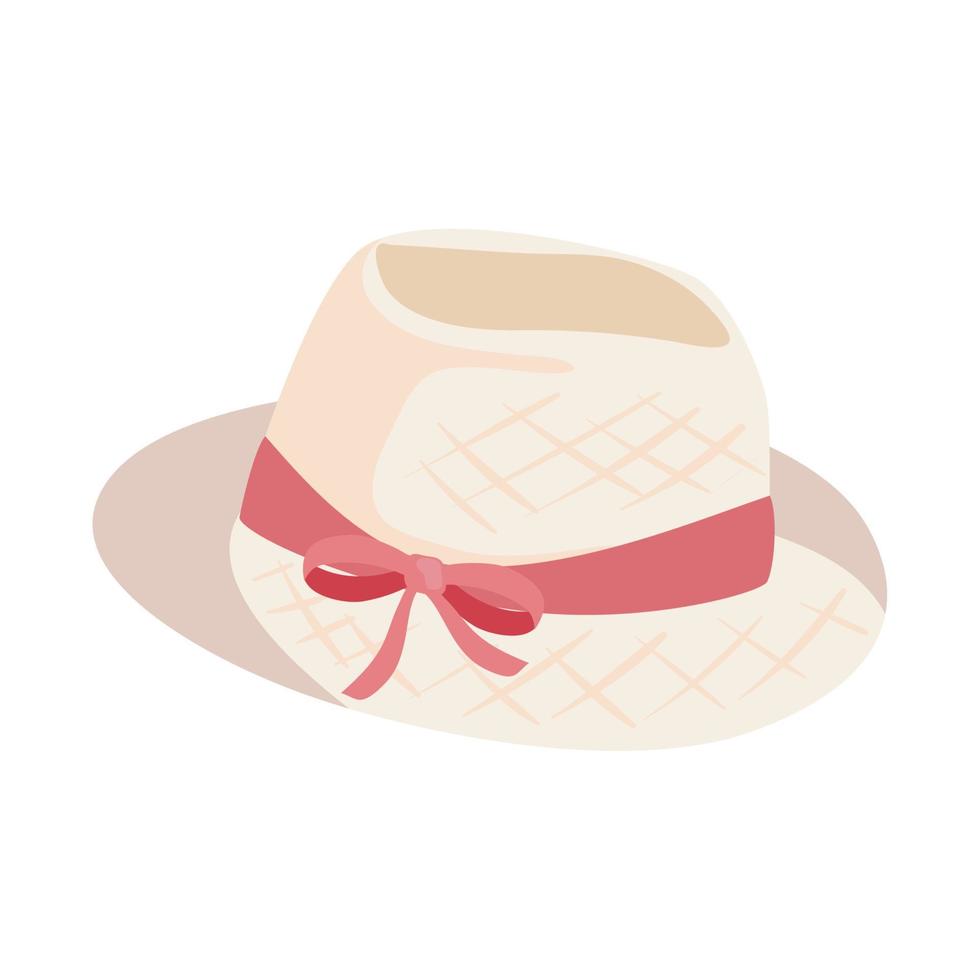 accesorio de sombrero de verano vector