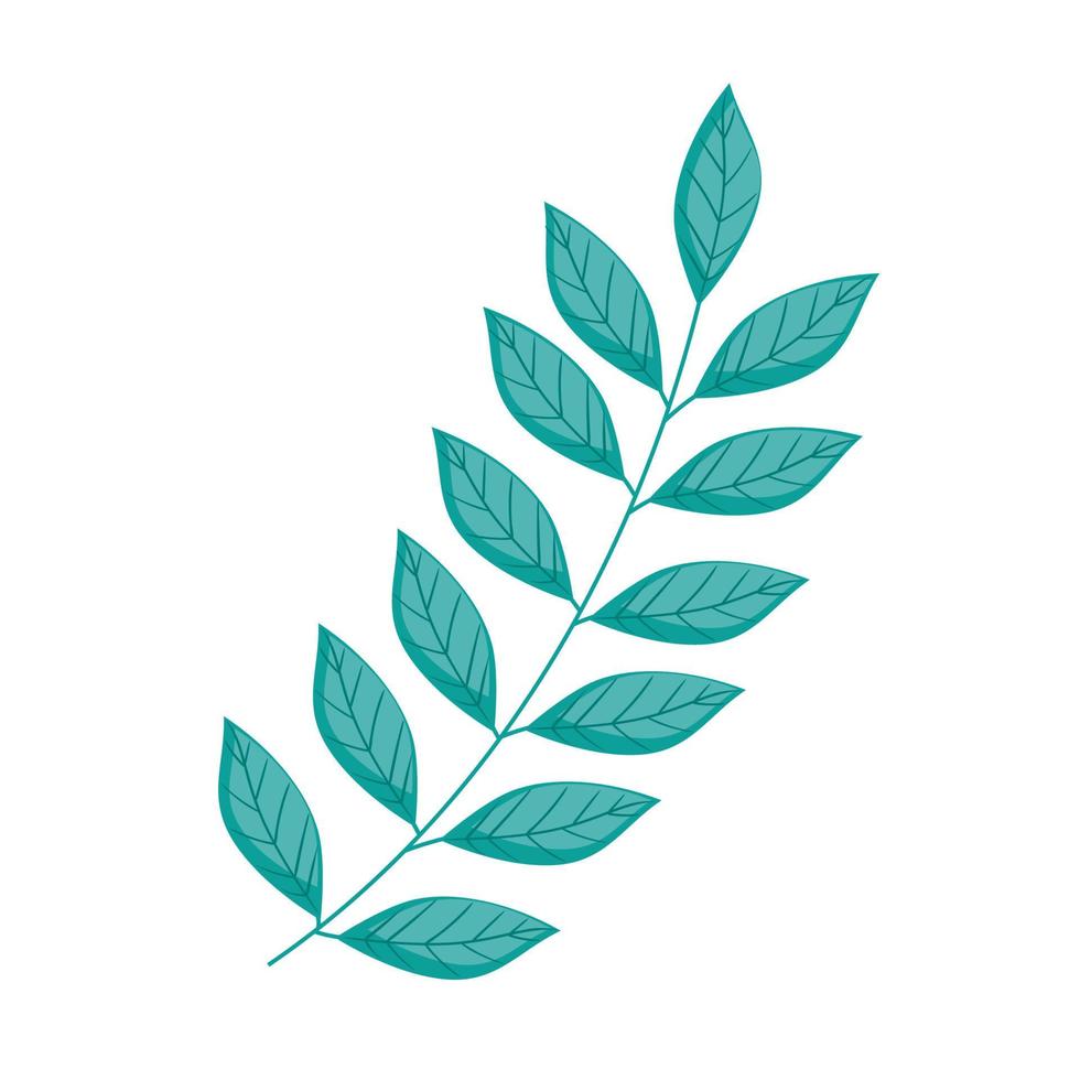 branch with leafs vector