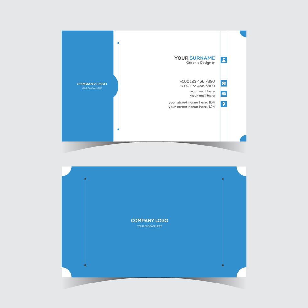 Business card templates vector