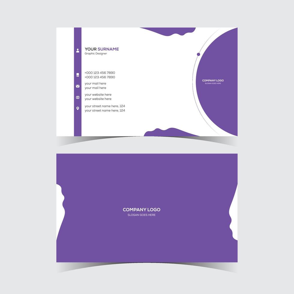 Business card templates vector