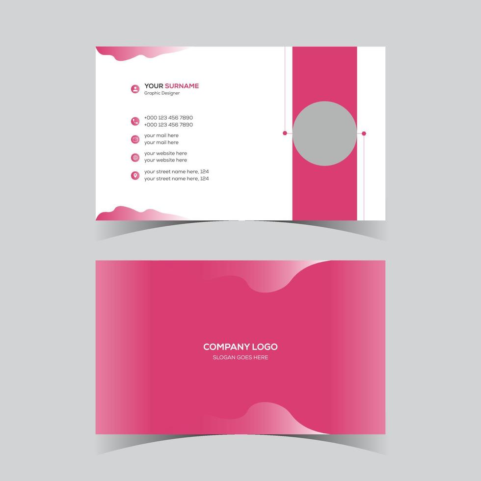 Business card templates vector