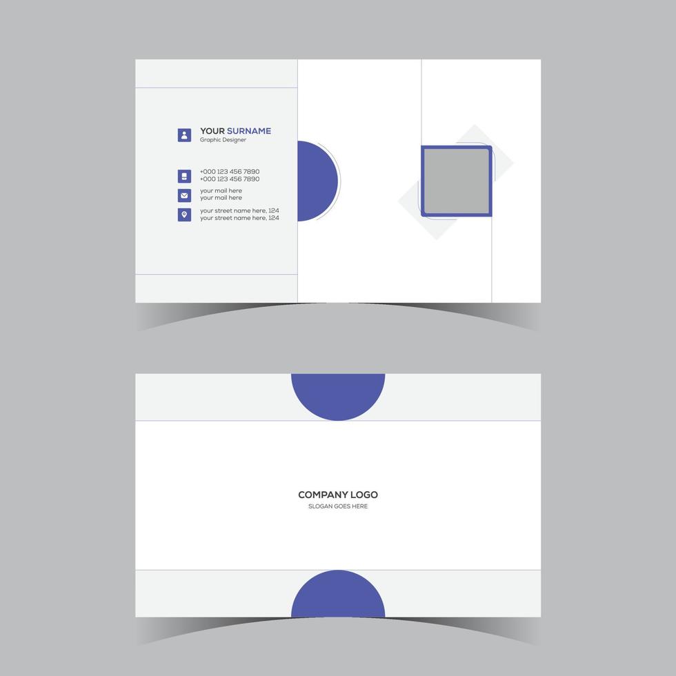 Business card templates vector