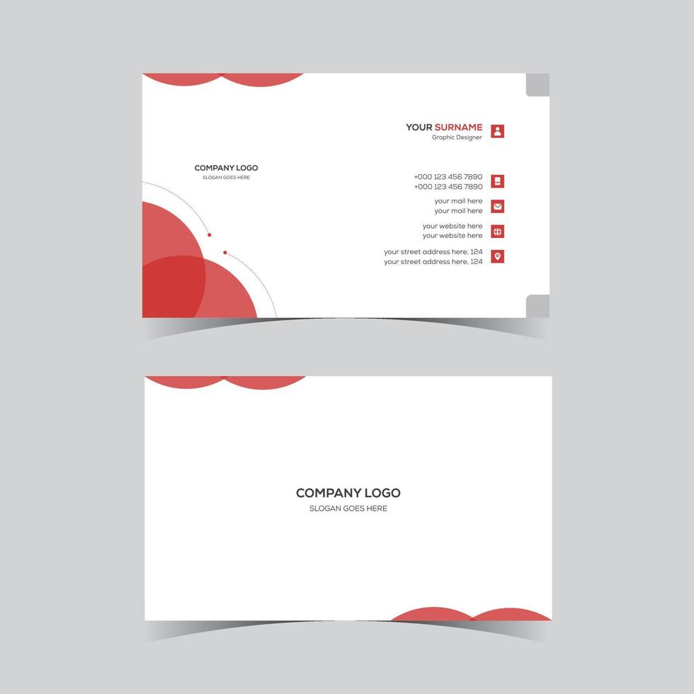 Business card templates vector