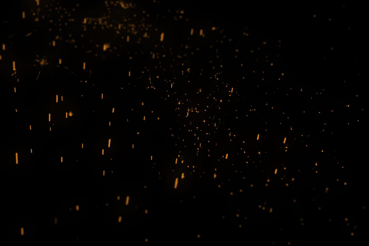 Fire Sparks Overlay photo