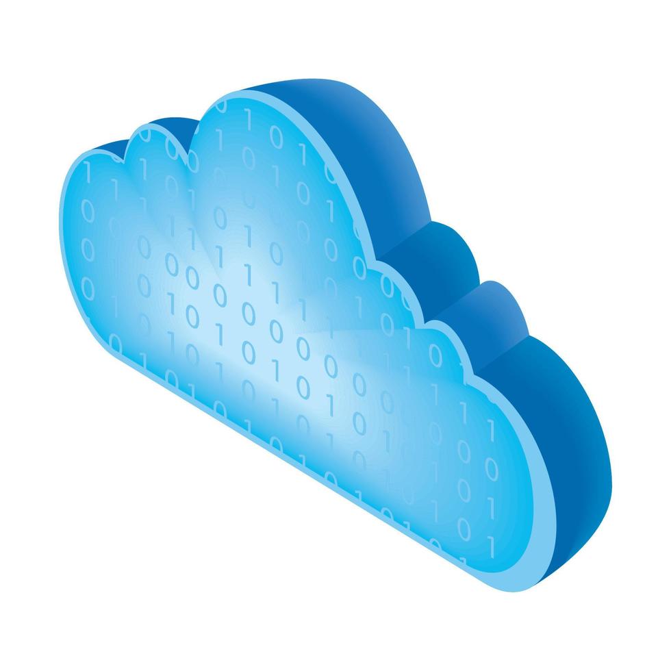 cloud computing technology vector