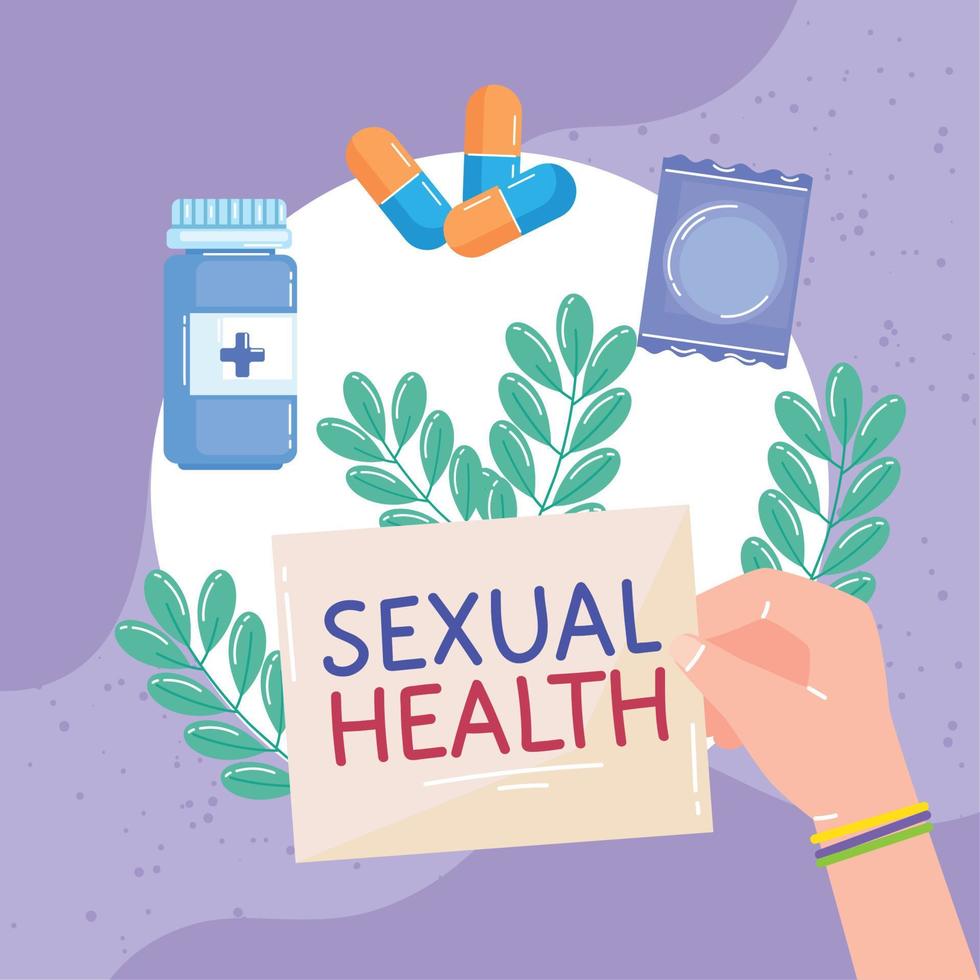 sexual health banner vector